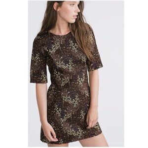 ZARA Multicolor Patterned Mini Dress
